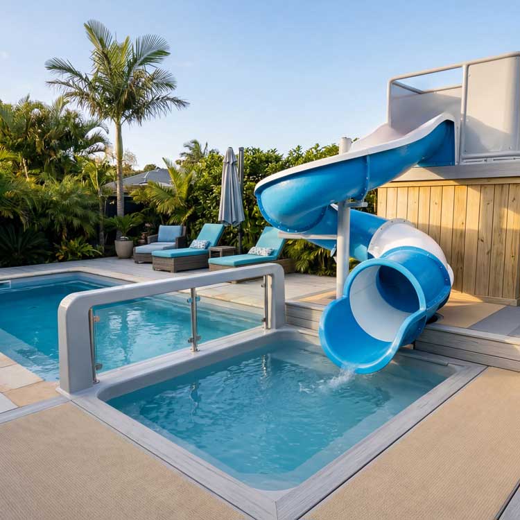 Fiberglass Pools & Water Slides